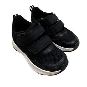 Athletic Works Black Baby Boys Shoes Mesh Jogger Sneakers Size 5